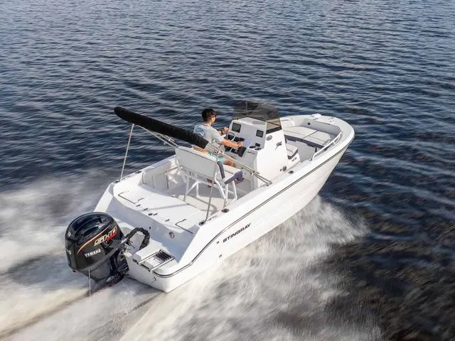 The Image of Stingray 17 CC boat 2027 cruising on water. - 1