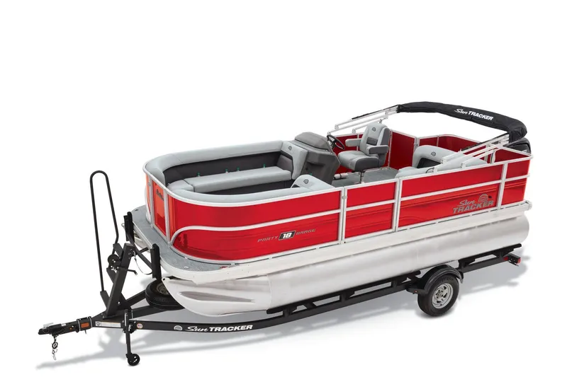Slide: The Image of Sun Tracker Party Barge 18 DLX 2026 - 14