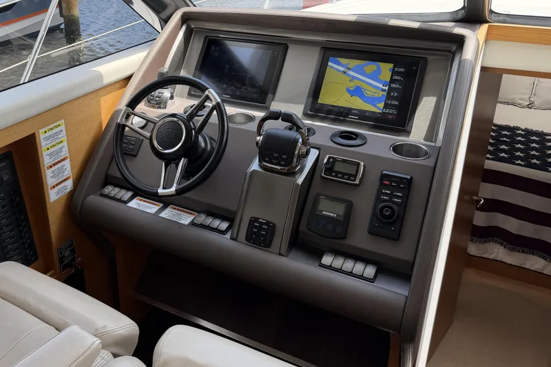 Slide: The Image of Helm station with complete Garmin electronics set up - 17