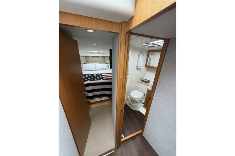Slide: The Image of Master cabin foward with guest cabin and day head to starbord - 18