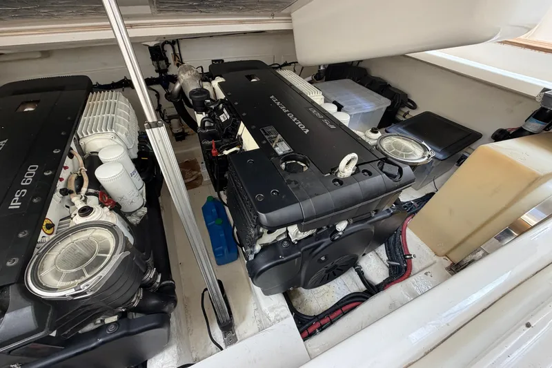 Slide: The Image of Engine room of a 2015 Riviera 445 SUV with Volvo Penta IPS 600 engines - 30