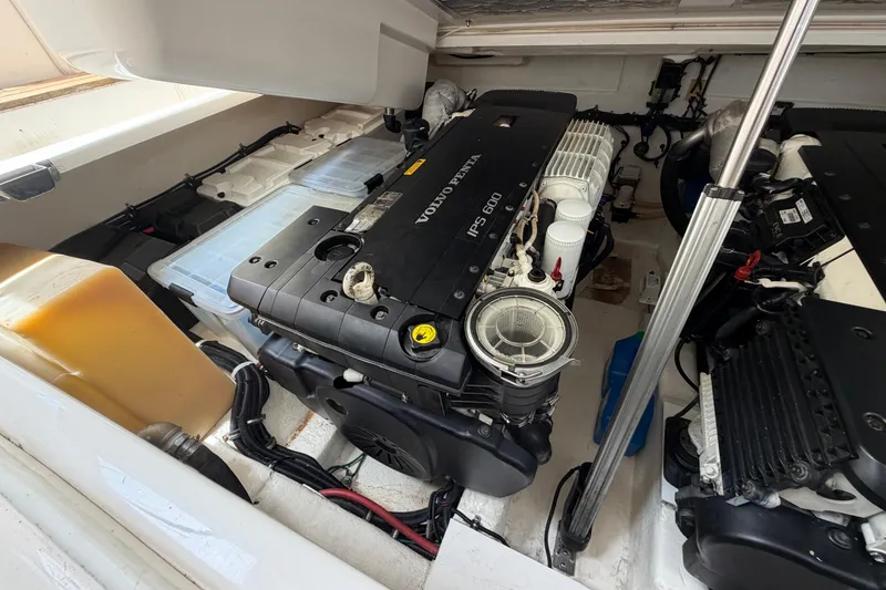 Slide: The Image of Engine compartment of a 2015 Riviera 445 SUV with Volvo Penta IPS 600 engine - 31