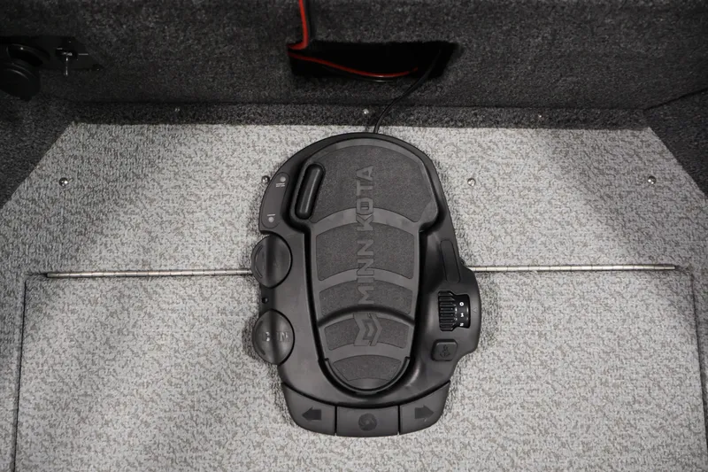 Slide: The Image of Minn Kota foot pedal on 2026 Crestliner 1850 Super Hawk WT JS boat. - 14