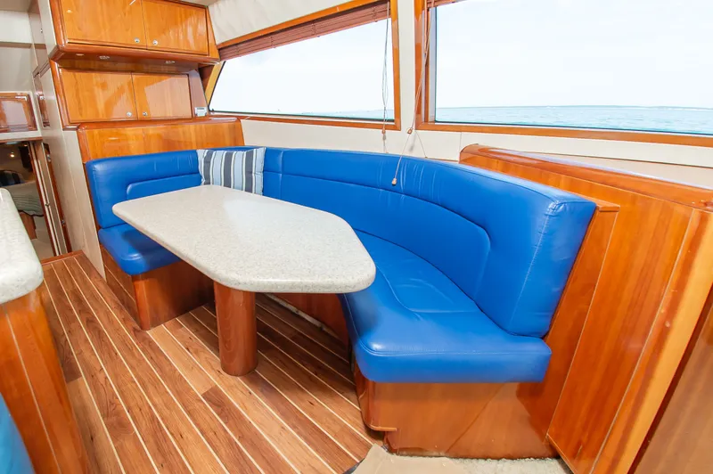 Slide: The Image of Interior of a 2008 Bertram 510 Convertible yacht. - 23