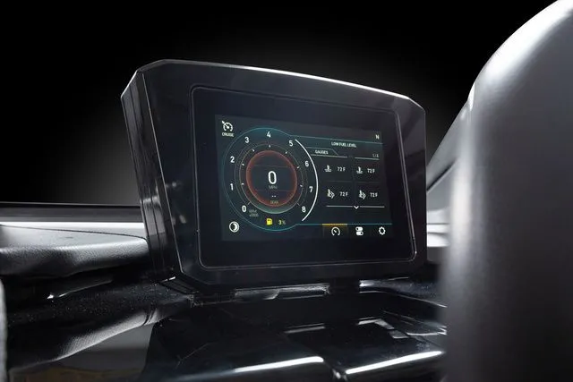 Slide: The Image of Digital dashboard of Scarab Jet Boats 235 SE 2027. - 10