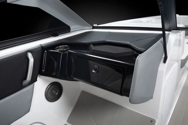Slide: The Image of Interior of Scarab Jet Boats 235 SE, model year 2027. - 16