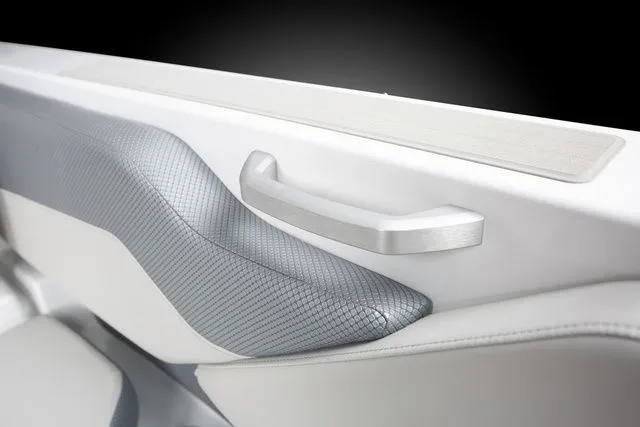 Slide: The Image of Interior of Scarab Jet Boats 235 SE, modern design, 2027 model. - 19