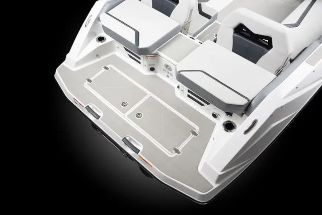 Slide: The Image of Rear view of 2027 Scarab Jet Boats 235 SE with seating area. - 20