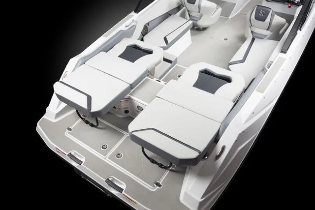 Slide: The Image of Interior of Scarab Jet Boats 235 SE 2027 with modern seating. - 21