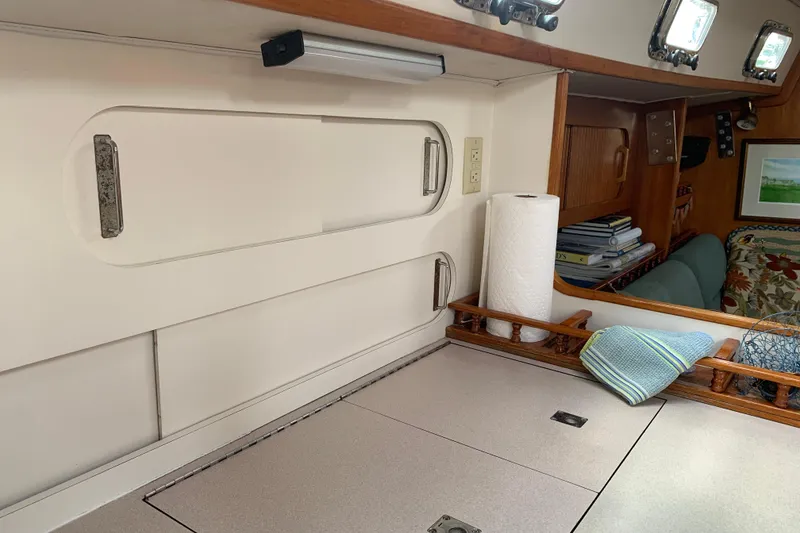 Slide: The Image of Galley slider storage cubbies - 40
