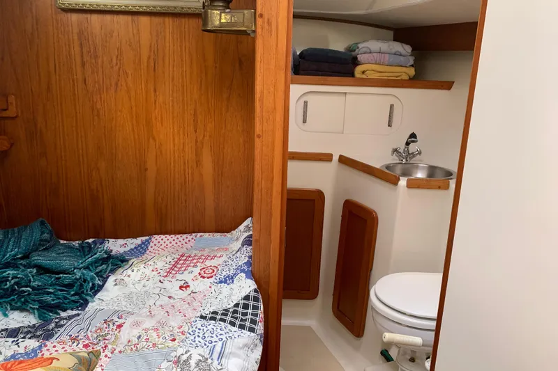 Slide: The Image of Forward berth with private head - 60