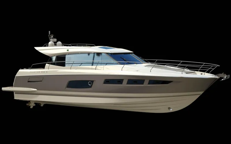 Slide: The Image of Manufacturer Provided Image: 2013 Prestige 550 S luxury yacht with sleek design and modern features. - 50