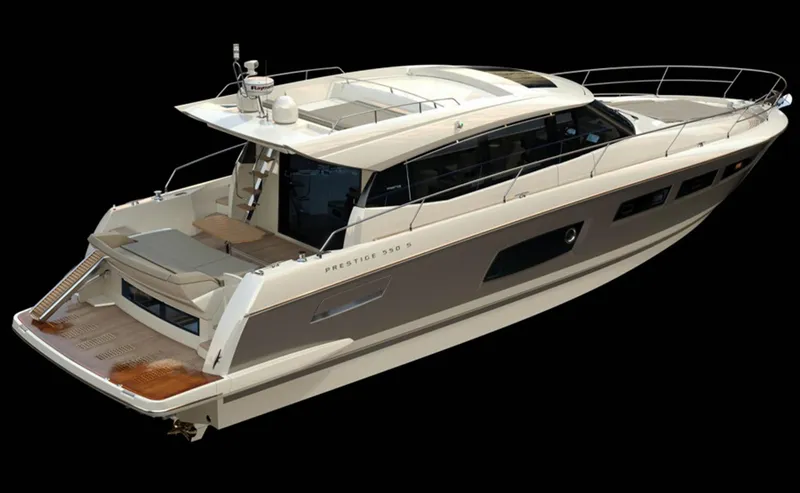 Slide: The Image of Manufacturer Provided Image: Prestige 550 S 2013 luxury yacht with sleek design and spacious deck. - 52