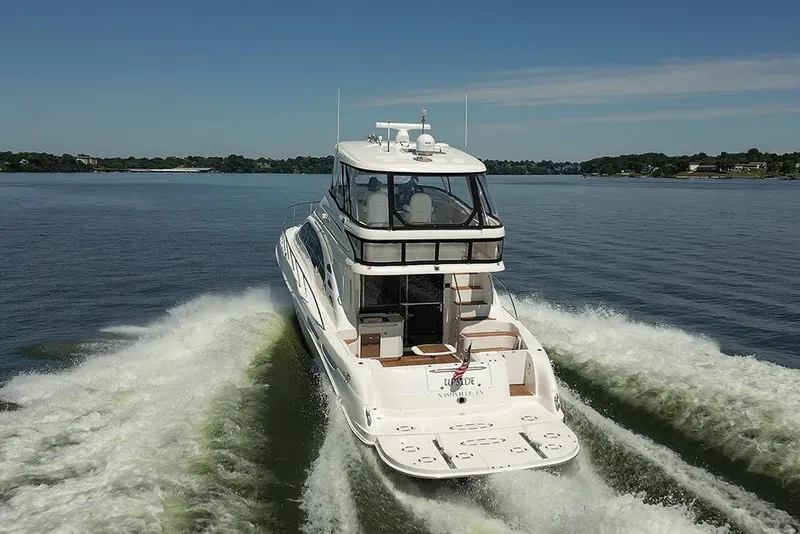 Slide: The Image of 2010 Sea Ray 580 Sedan Bridge underway - 71