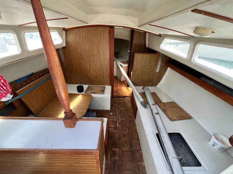 Slide: The Image of Interior of a 1974 Capital Newport 30 MKII yacht. - 6