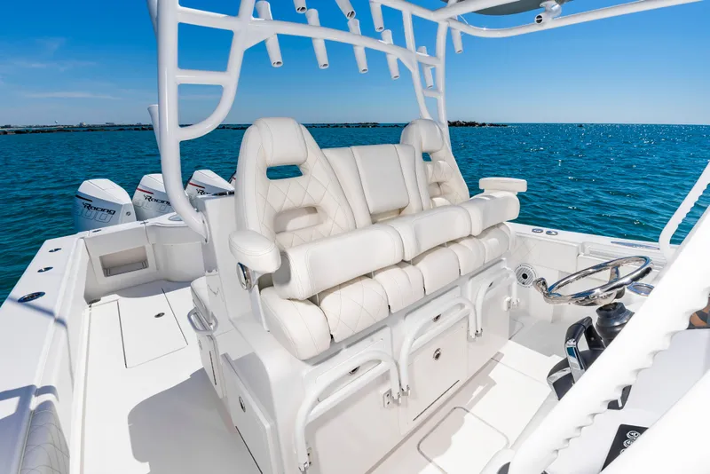 Slide: The Image of Onslow Bay 41 boat 2023 on open sea. - 16