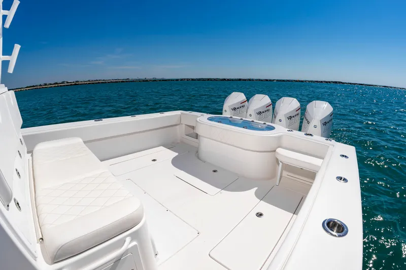 Slide: The Image of Onslow Bay 41 boat on open sea, 2023 model. - 20