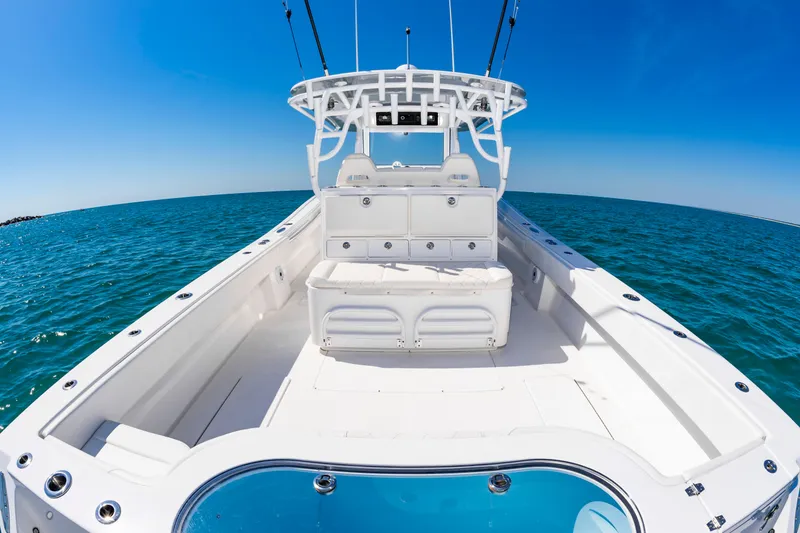 Slide: The Image of Onslow Bay 41 boat 2023 on open sea. - 25