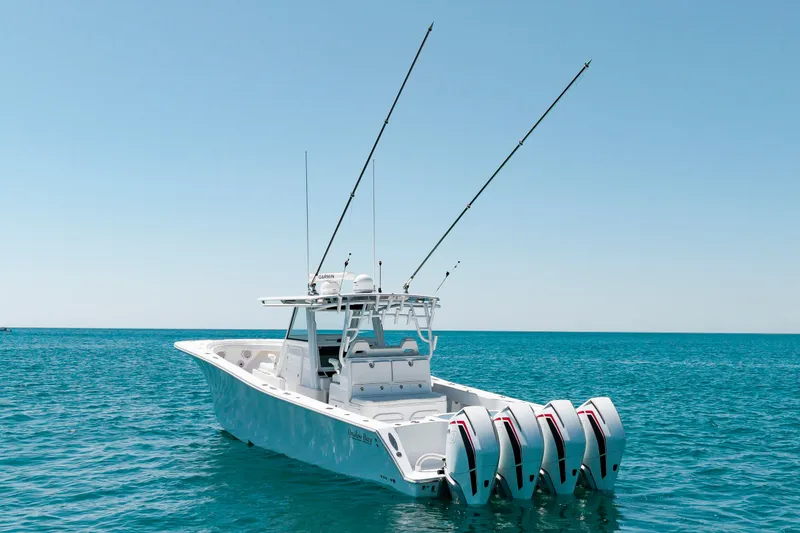 Slide: The Image of Onslow Bay 41 boat 2023 on open sea. - 4
