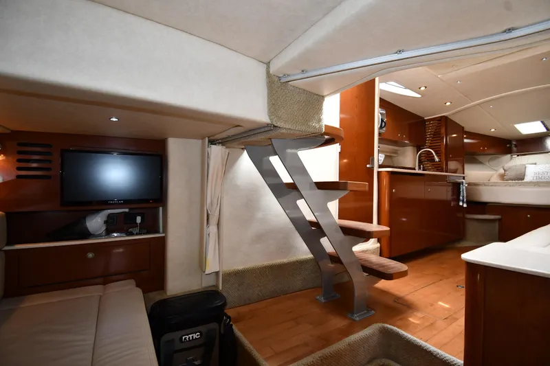Slide: The Image of Luxurious interior of 2008 Sea Ray Sundancer 350 yacht with modern amenities. - 43