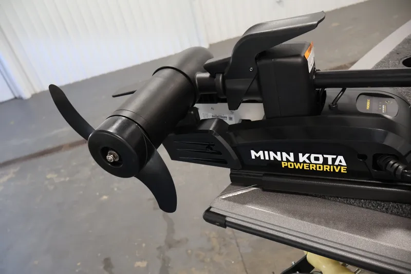 Slide: The Image of Minn Kota PowerDrive motor on 2026 Crestliner 1650 Hawk WT boat. - 20
