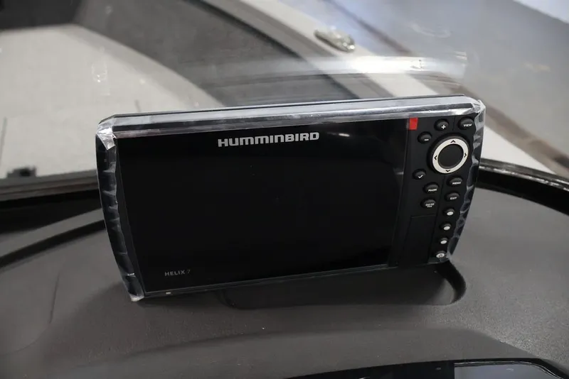 Slide: The Image of Fishfinder display on 2026 Crestliner 1650 Hawk WT boat dashboard. - 31