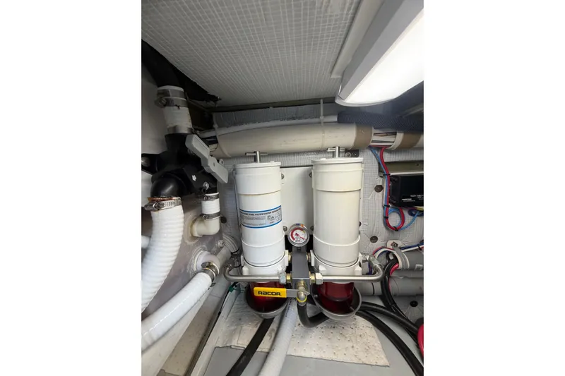 Slide: The Image of Engine room of 2018 H&H Marine Osmond Beal with fuel filtration system. - 58