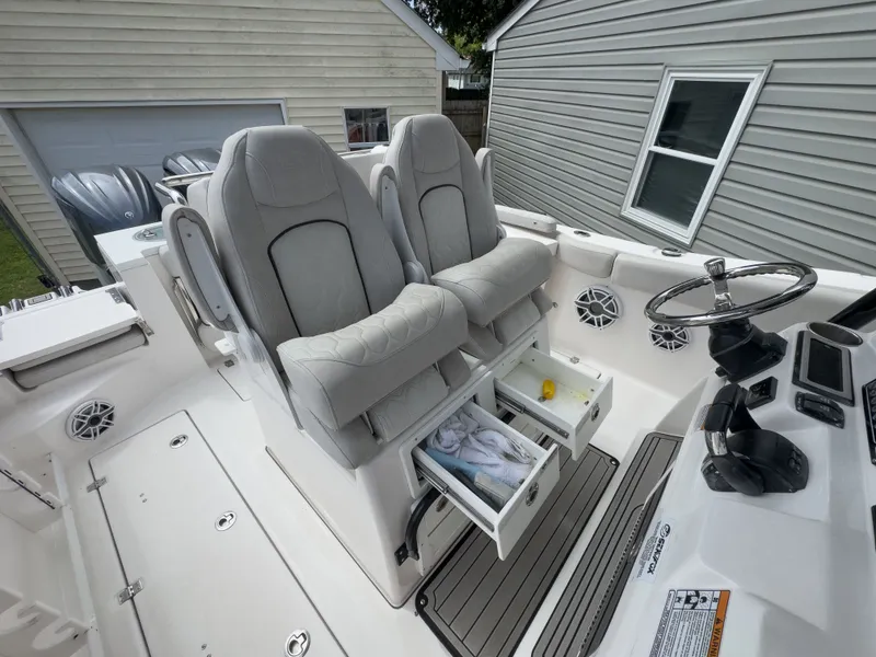 Slide: The Image of Interior of a 2022 Sea Fox 288 Comander boat. - 12