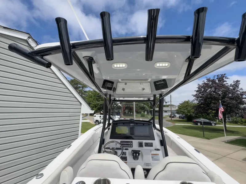 Slide: The Image of Interior view of a 2022 Sea Fox 288 Commander boat. - 25