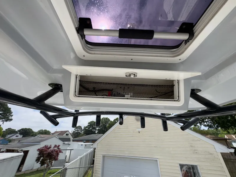 Slide: The Image of Interior view of a 2022 Sea Fox 288 Commander boat. - 27