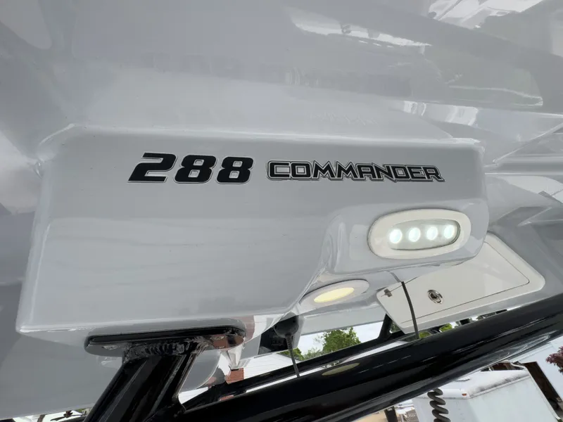 Slide: The Image of Sea Fox 288 Commander boat, 2022 model, close-up view. - 39
