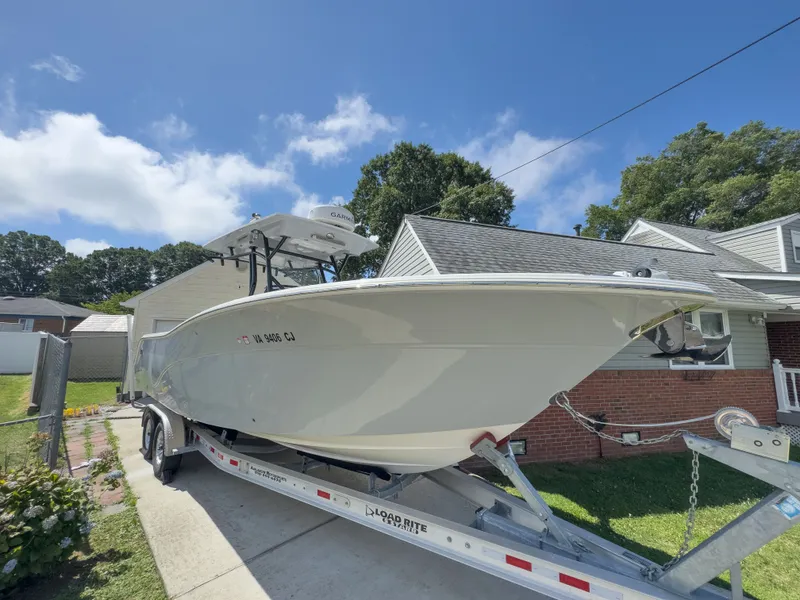 Slide: The Image of Sea Fox 288 Commander boat on trailer, 2022 model. - 4
