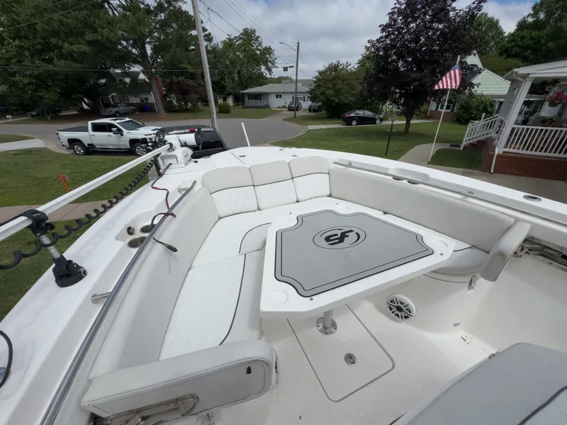 Slide: The Image of Interior view of a 2022 Sea Fox 288 Commander boat. - 42