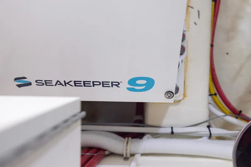 Slide: The Image of Seakeeper 9 stabilizer on 2020 Tiara Yachts C53 Coupe. - 97