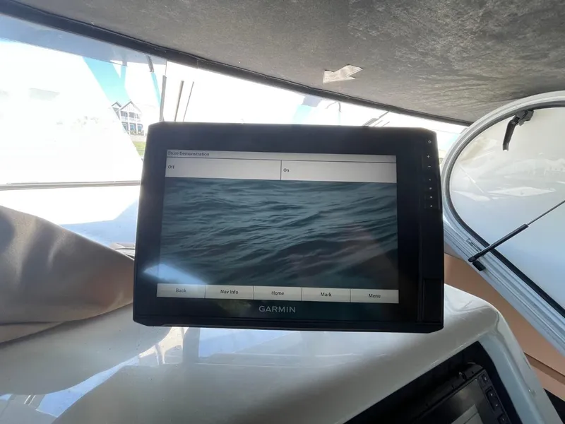 Slide: The Image of Garmin navigation display on 1998 Carver 530 Voyager Pilothouse boat. - 16