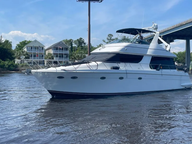 Slide: The Image of Carver Yachts 530 Voyager Pilothouse 1998 - 84