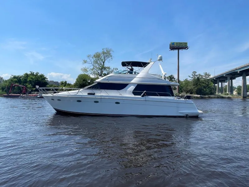 Slide: The Image of Carver Yachts 530 Voyager Pilothouse 1998 - 85