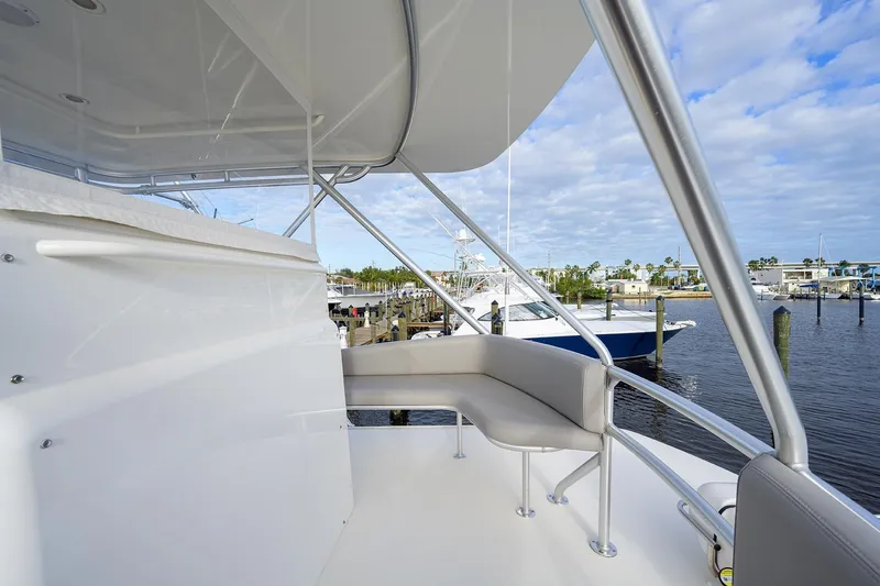 Slide: The Image of Cabo Express 2005 boat at dock with blue sky. - 30