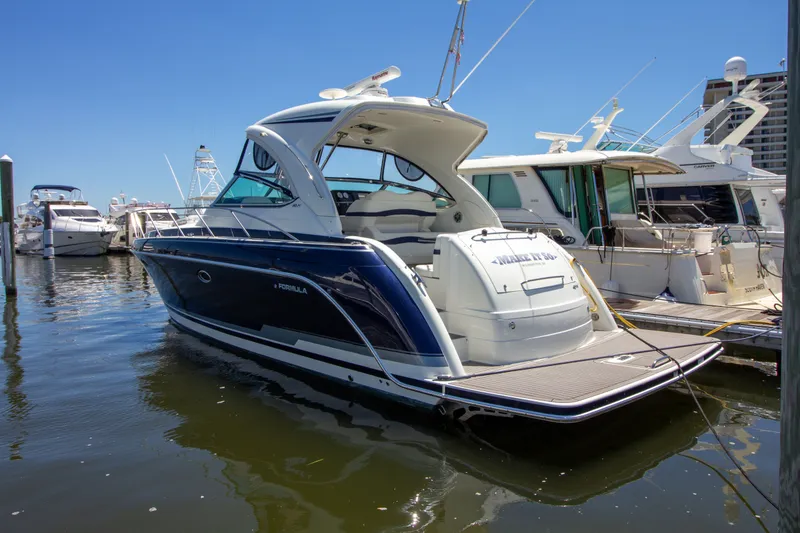 The Image of 2016 Formula 40 Performance Cruiser docked at marina. - 0