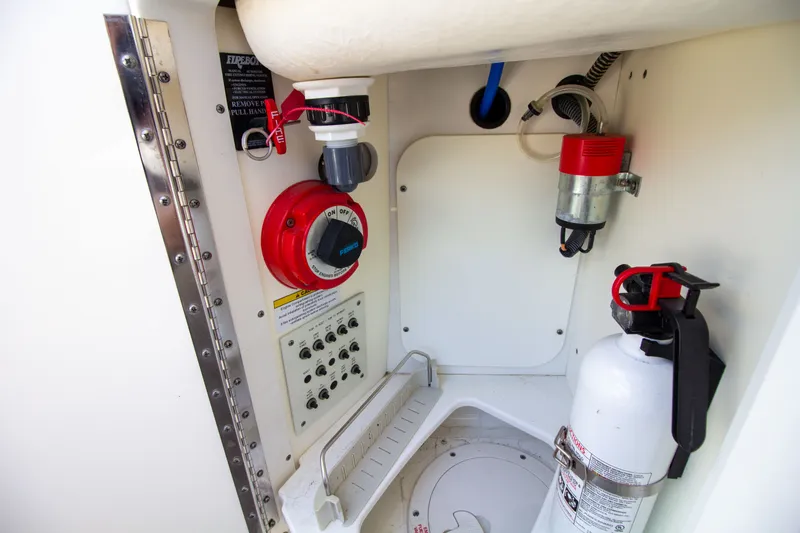 Slide: The Image of Safety equipment inside a 2016 Formula 40 Performance Cruiser. - 7