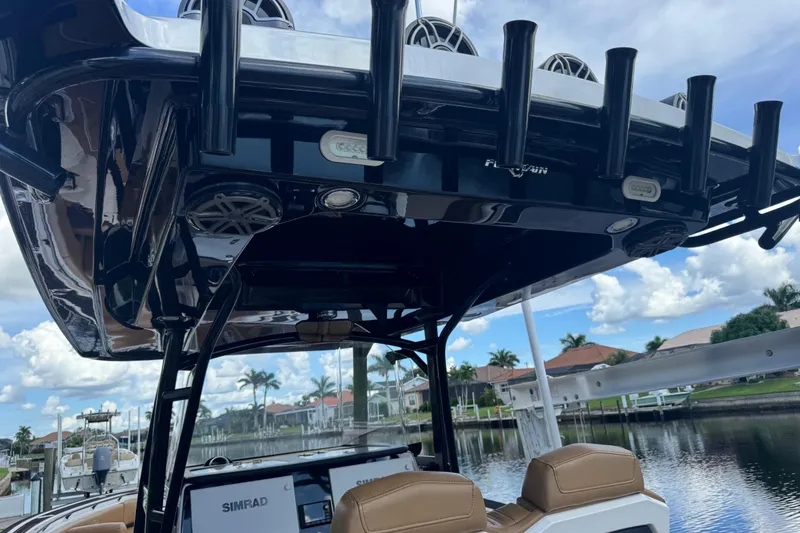 Slide: The Image of 2020 Fountain 38 Center Console boat with sleek design and advanced electronics. - 16