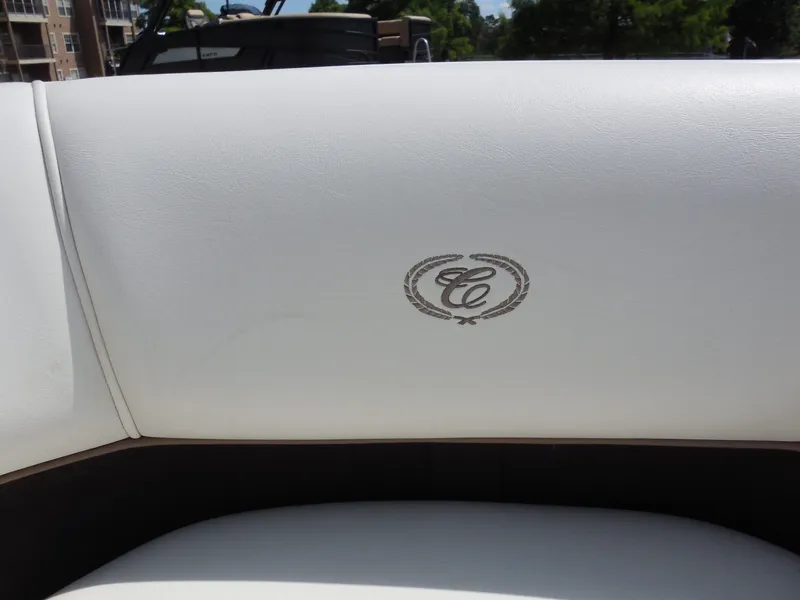 Slide: The Image of Cobalt 200 boat upholstery with logo, year 2011. - 20