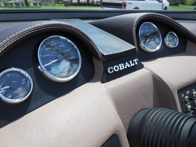 Slide: The Image of Dashboard of a 2011 Cobalt 200 boat. - 23