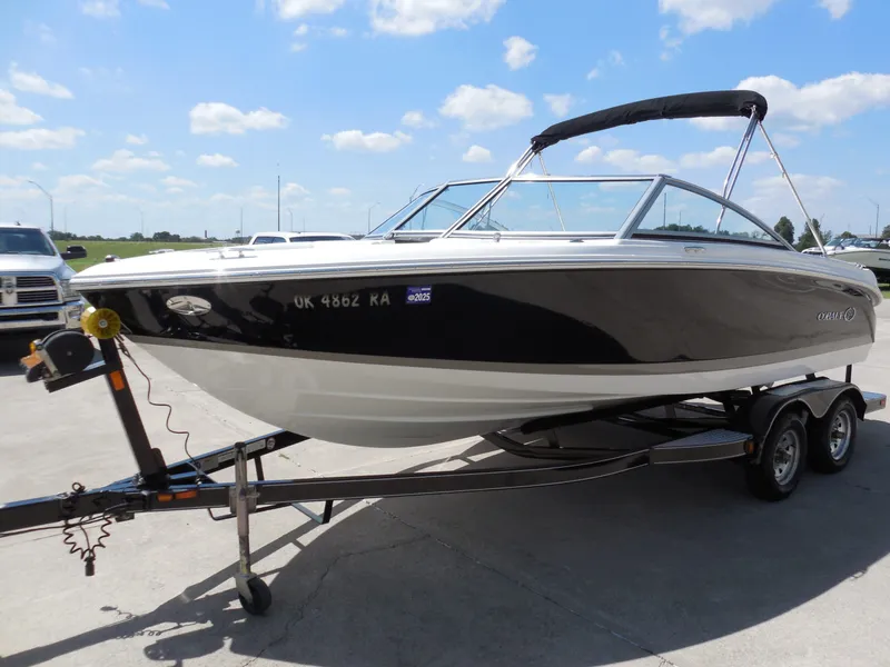 Slide: The Image of 2011 Cobalt 200 boat on trailer, sunny day. - 8