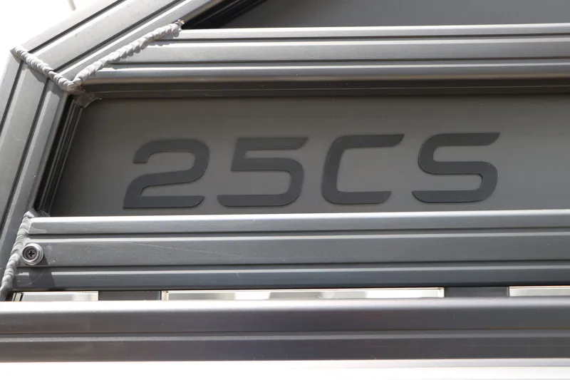 Slide: The Image of Close-up of Evotti 525 CS Tri Toon 2026 lettering. - 11