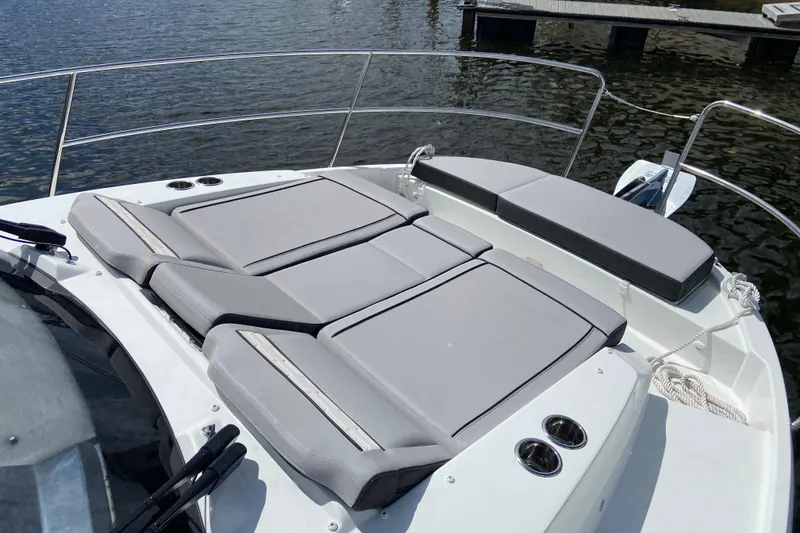 Slide: The Image of 2026 Jeanneau NC 895 Series 2 boat with spacious sunbathing area on deck. - 60