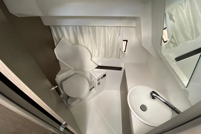 Slide: The Image of Modern bathroom interior of 2026 Jeanneau NC 895 Series 2 boat. - 48