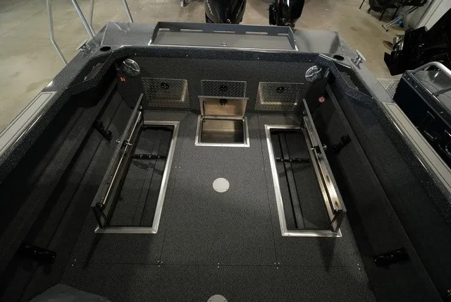 Slide: The Image of Interior view of a 2027 Thunder Jet 210 Luxor Limited with a sturdy, functional design. - 11