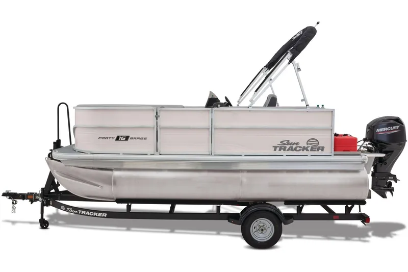 Slide: The Image of Sun Tracker Party Barge 16 DLX 2026 - 15
