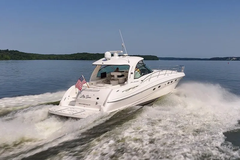 Slide: The Image of 2003 Sea Ray 500 Sundancer underway - 58